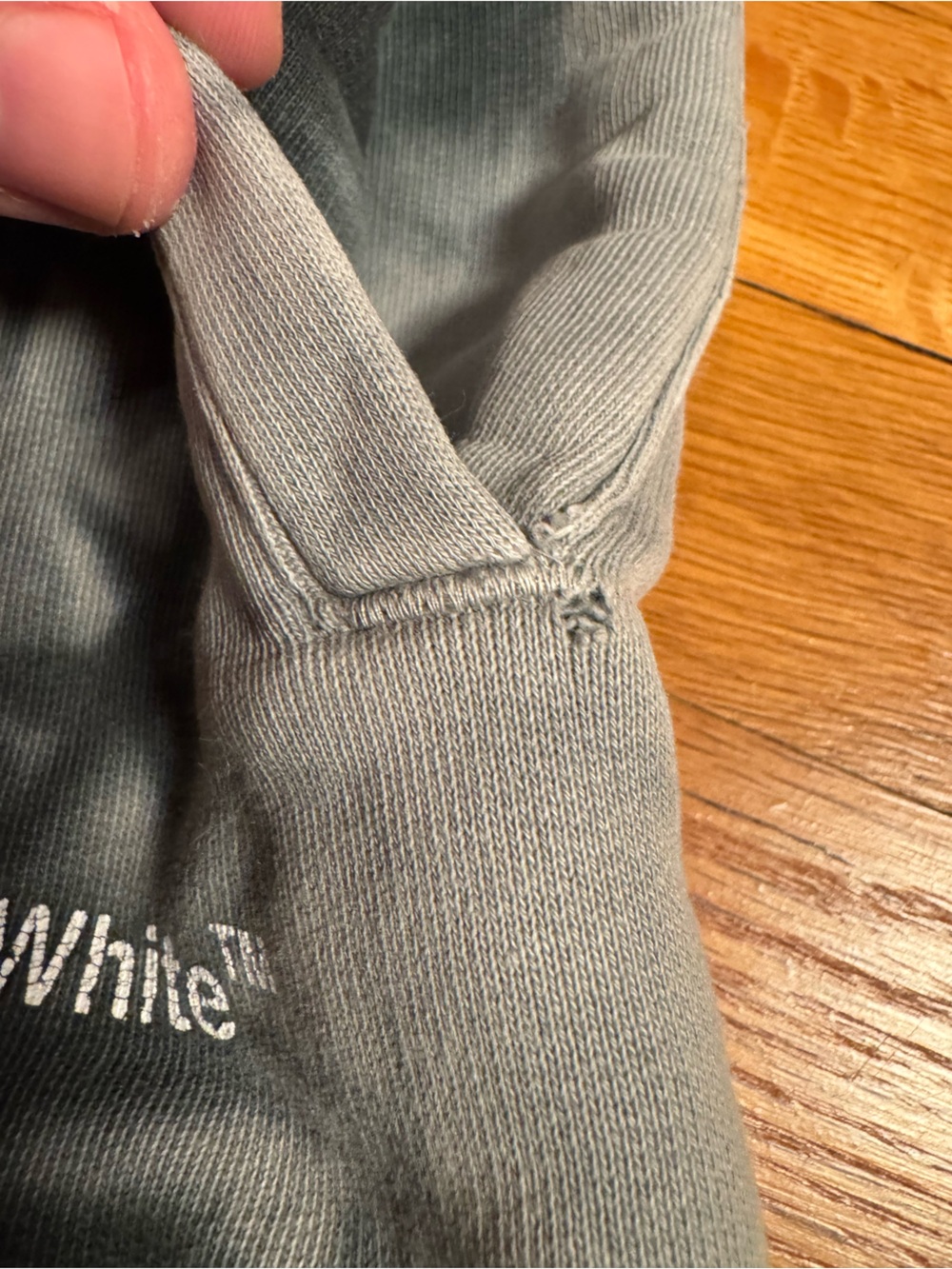 Off-White Tie Dye Bleach Wash Sweatpants *read description - Picture 4 of 16